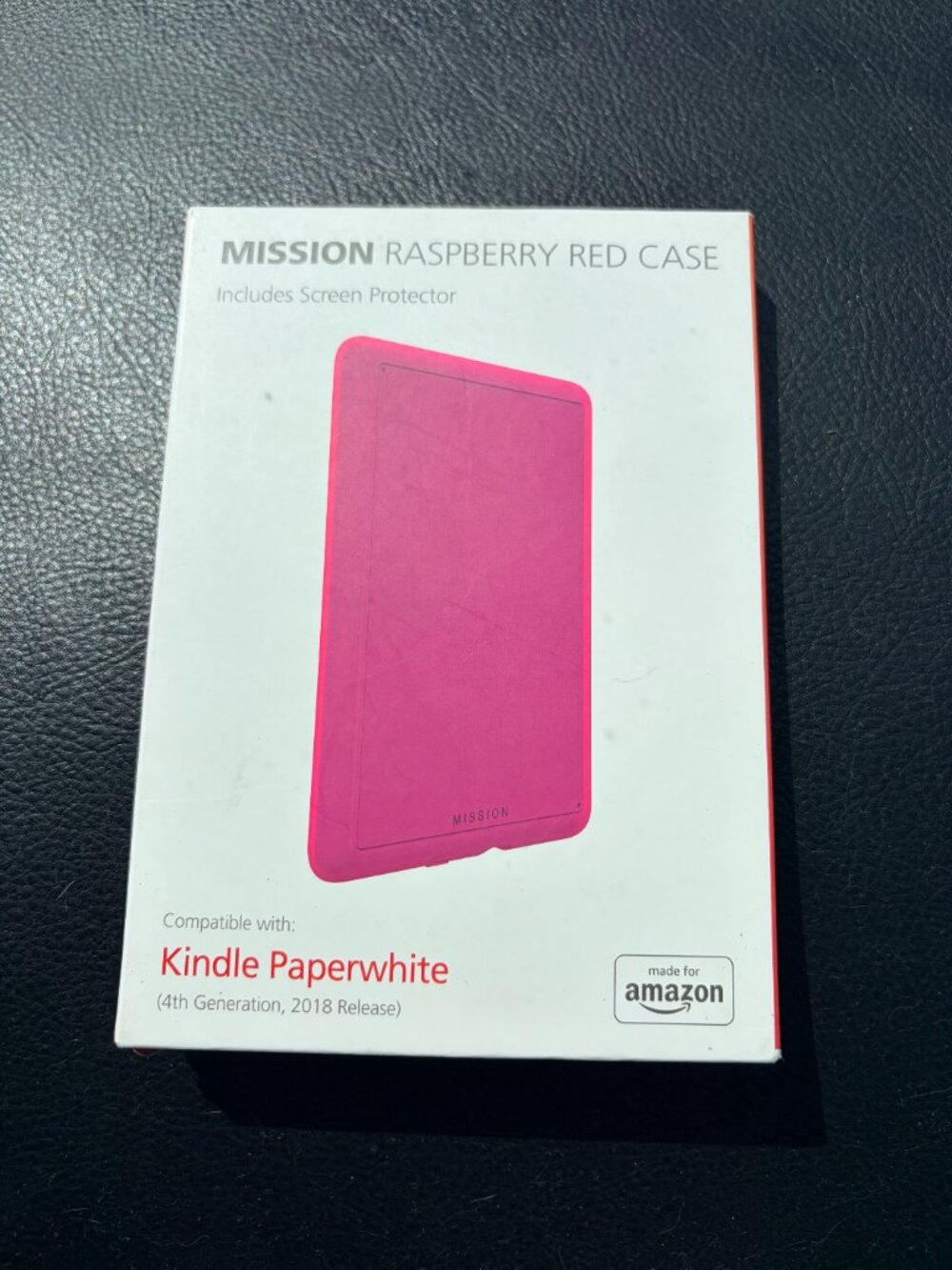 Raspberry Red Kindle Paperwhite Case for 4th Gen- NWT